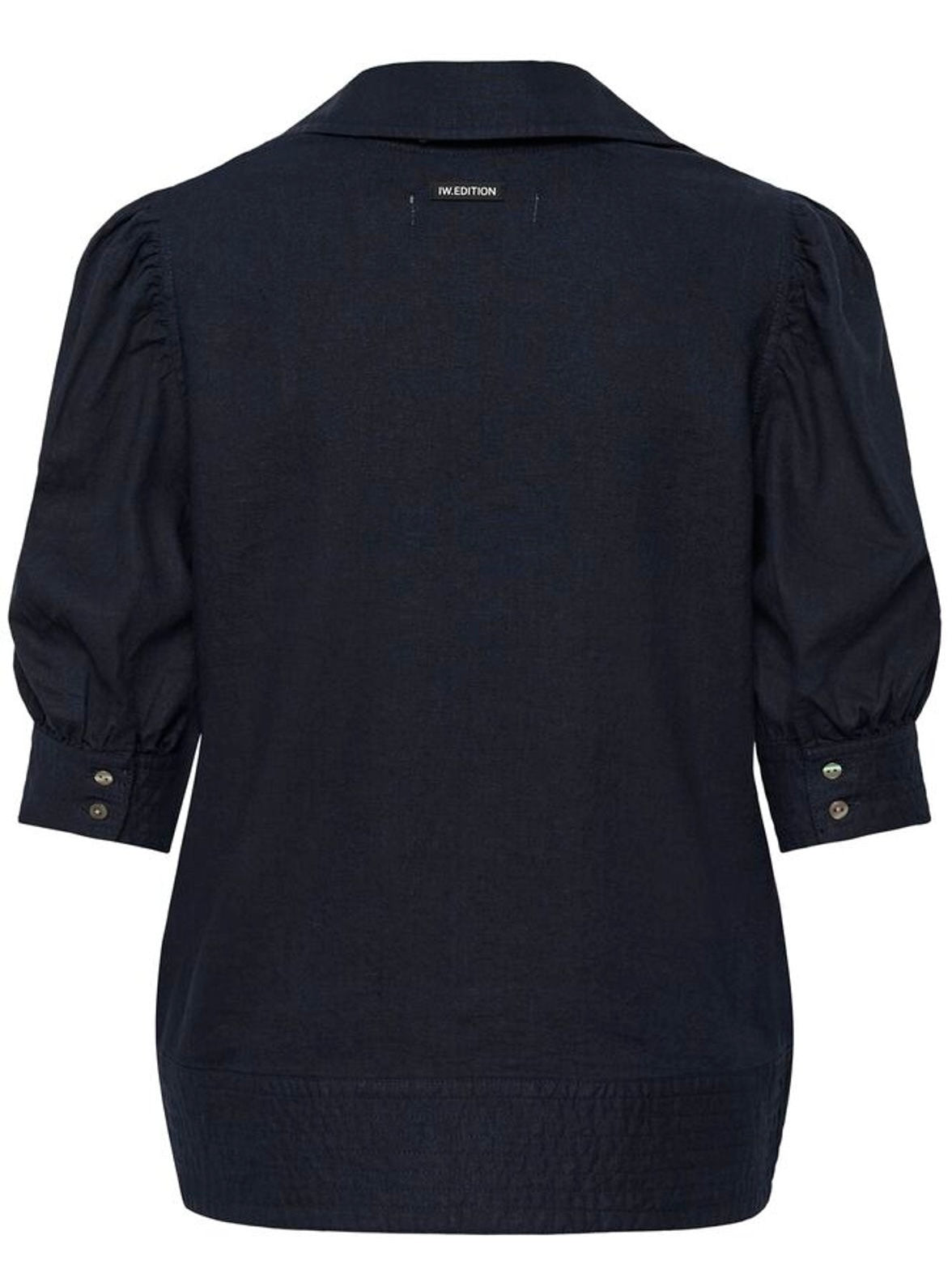 EDITH IW BLOUSE, Midnight Blue