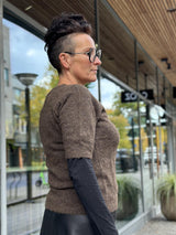 GEORGINA Pullover, Dark Brown
