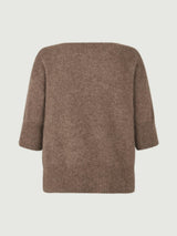 Moi Pullover, Brown Melange