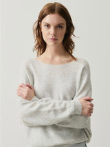 Damsville Pullover, Heather Grey