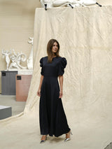 Benuti Solid Dress, Navy