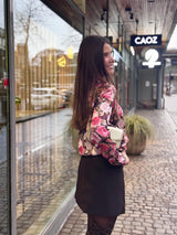 Satin Shirt, Midnight Roses