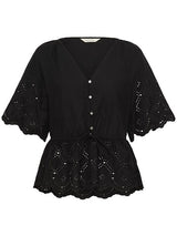 Rosalie PW Bluse, Sort
