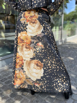 Tailored Satin Skirt