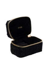 Tweed Jewellery Box Micro, Black