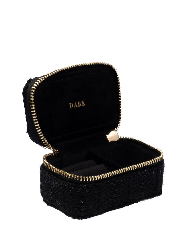 Tweed Jewellery Box Micro, Black