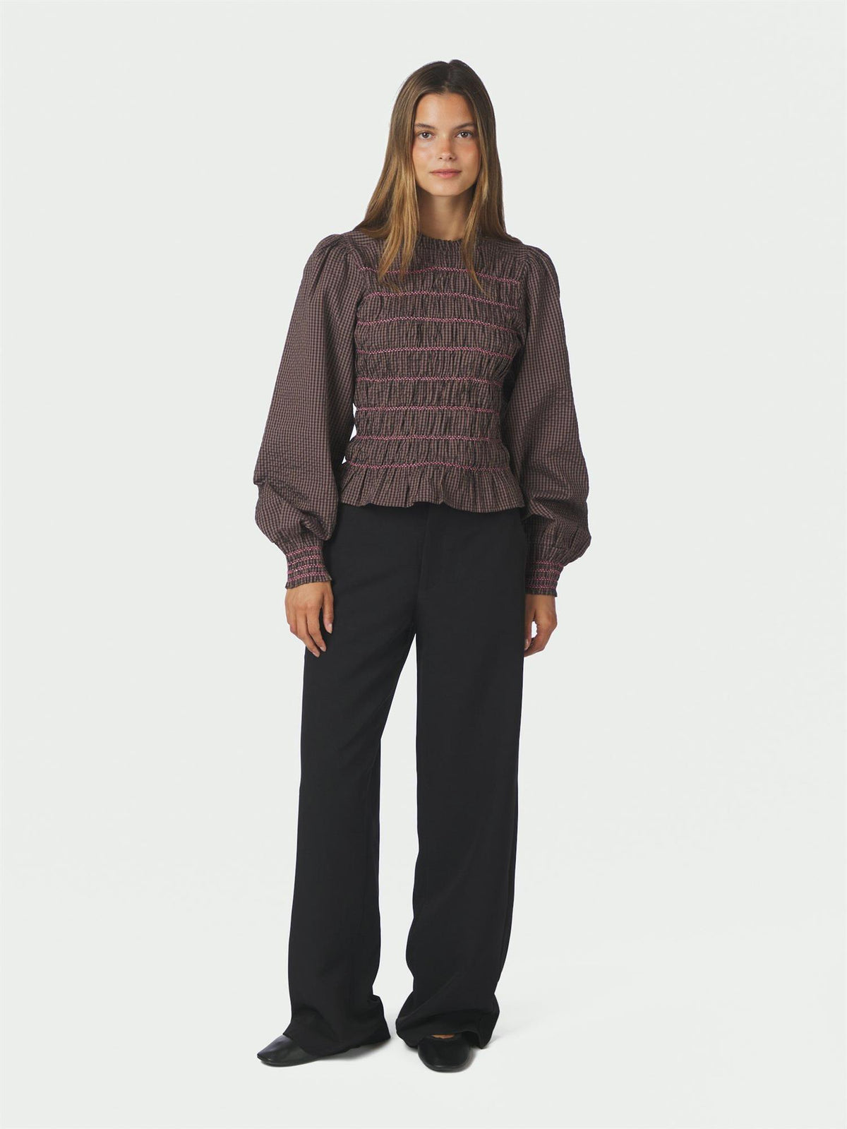 Oliana Check Blouse