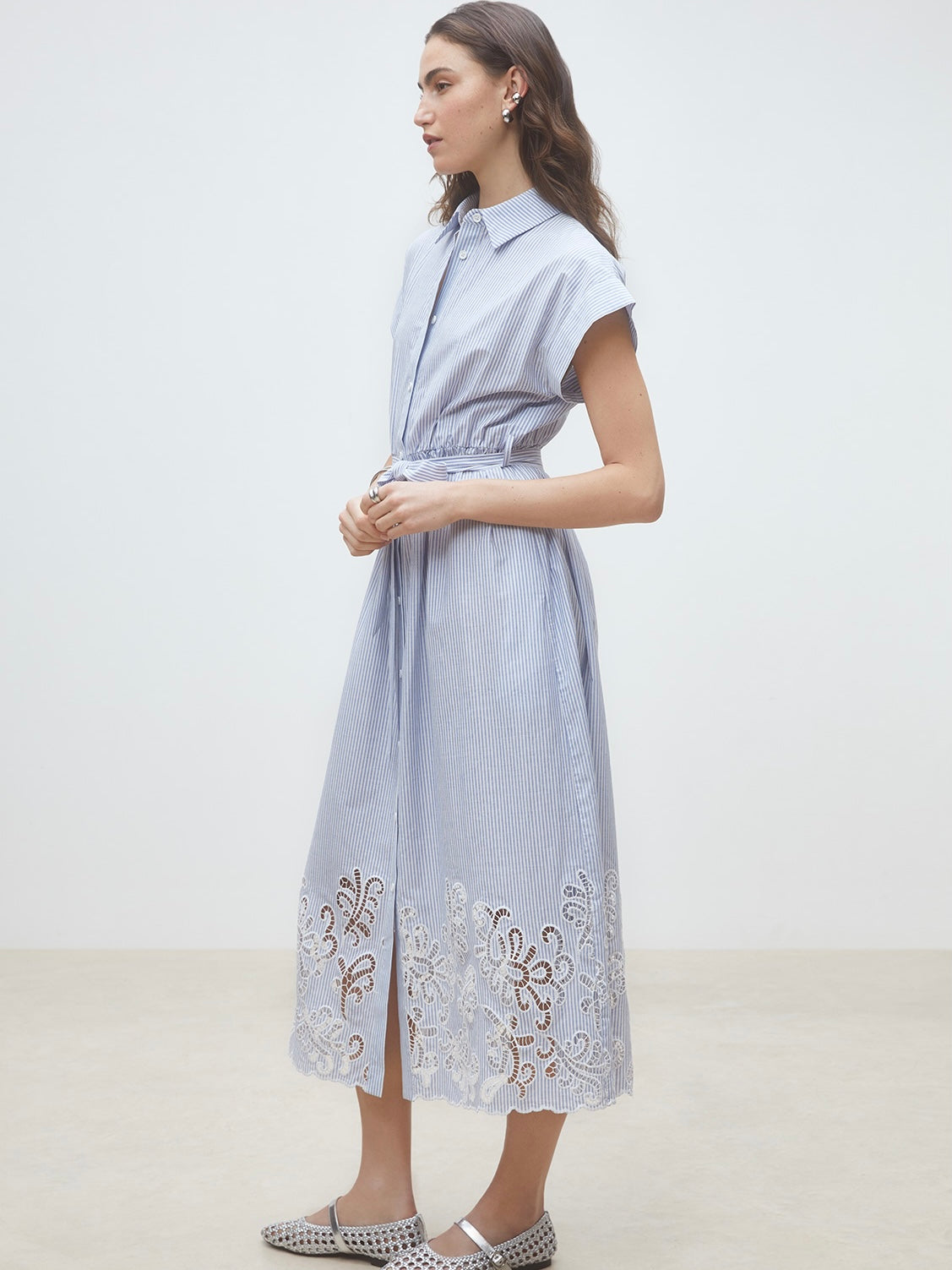Clark Dress, Light Blue