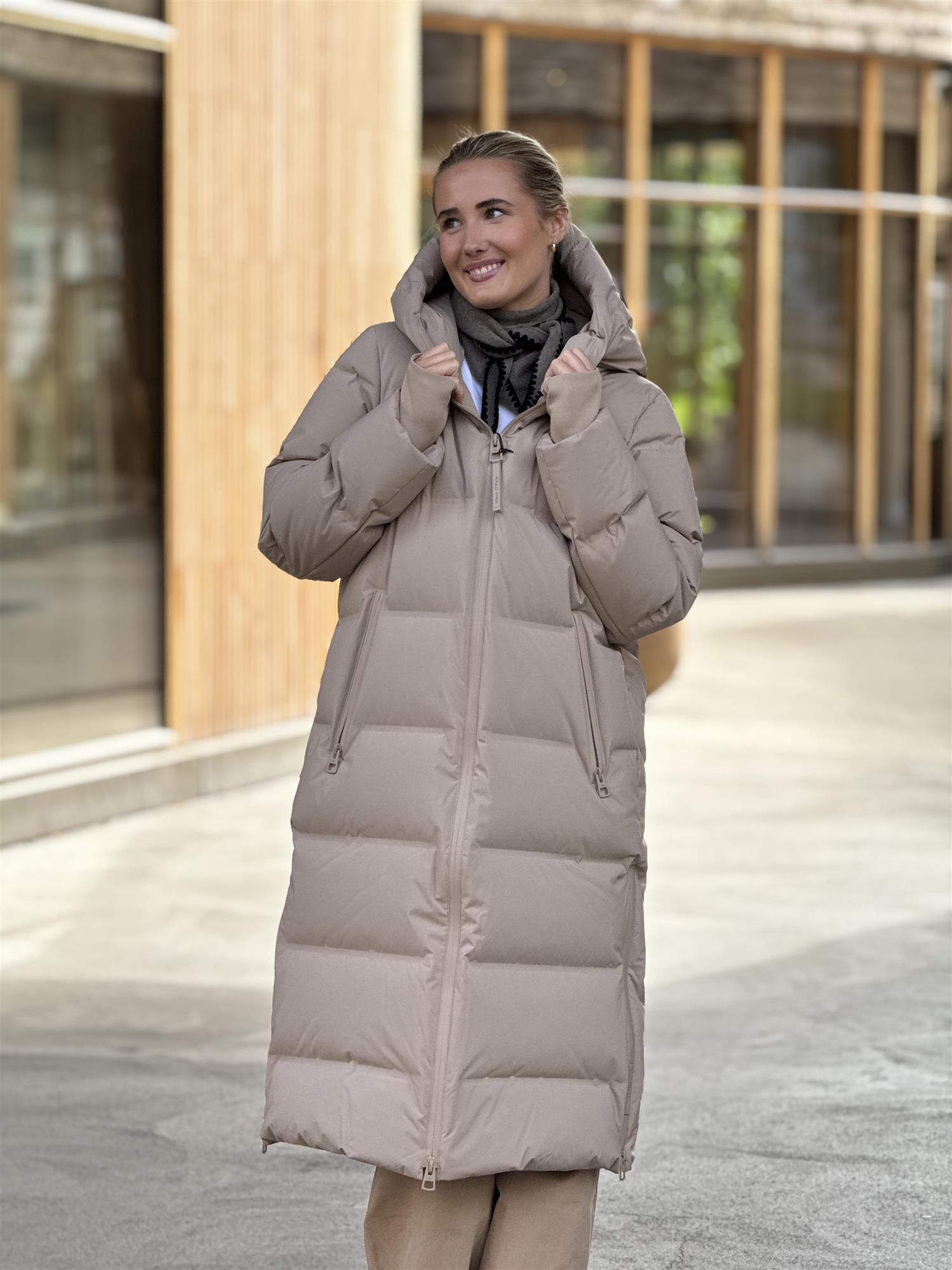 Outdoor Coats, Taupe