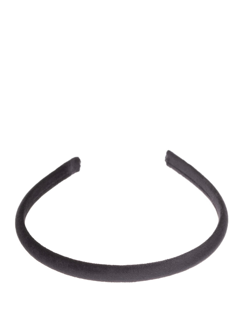 Velvet Hair Band Thin, Black