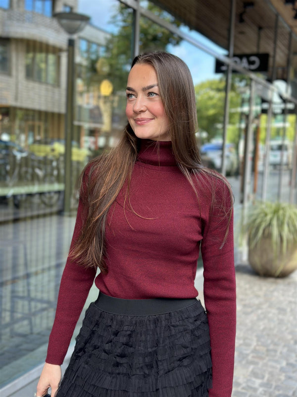 Polo Lurex, Bordeaux