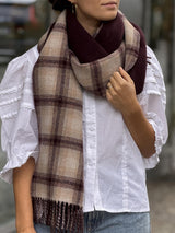 Elorenca Scarf, Burgunder