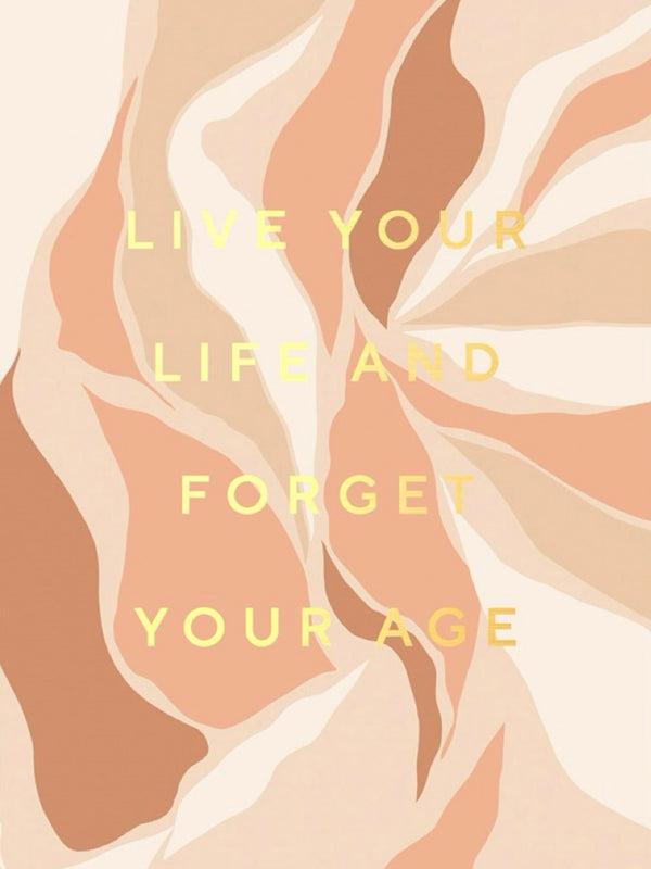Forget your age postcard