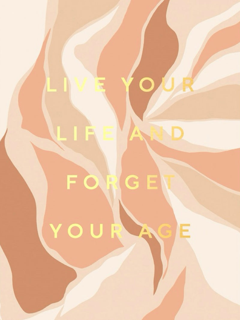 Forget your age postcard