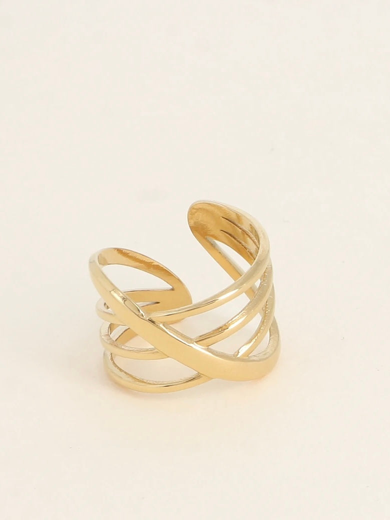 Large ring - Entertified rings, gold