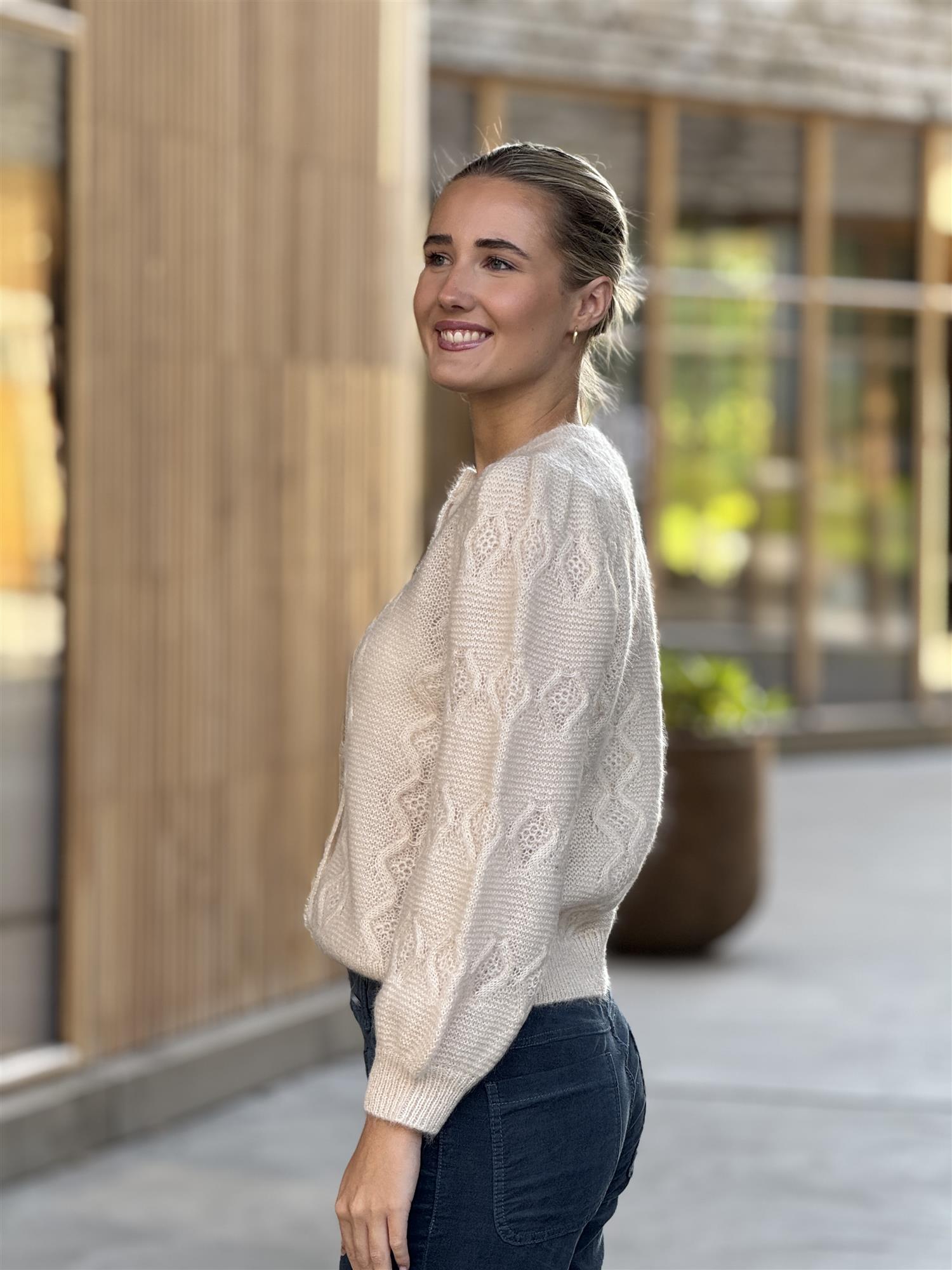Emmy Cardigan, Winter White