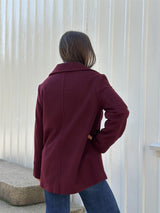 Ocie Jacket, Burgunder
