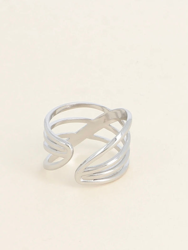 Large ring - Entertified rings, silver