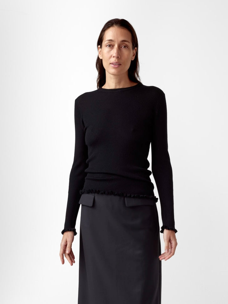 Manu Merino Sweater, Black