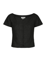 Tango Boucle Top, Black