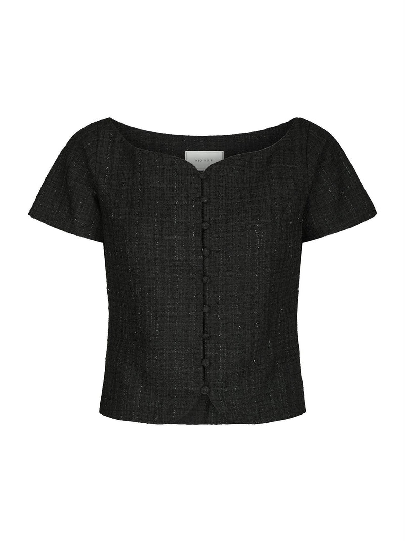 Tango Boucle Top, Black