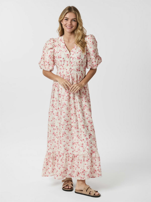 Rilana Pretty Flower Dress,Red