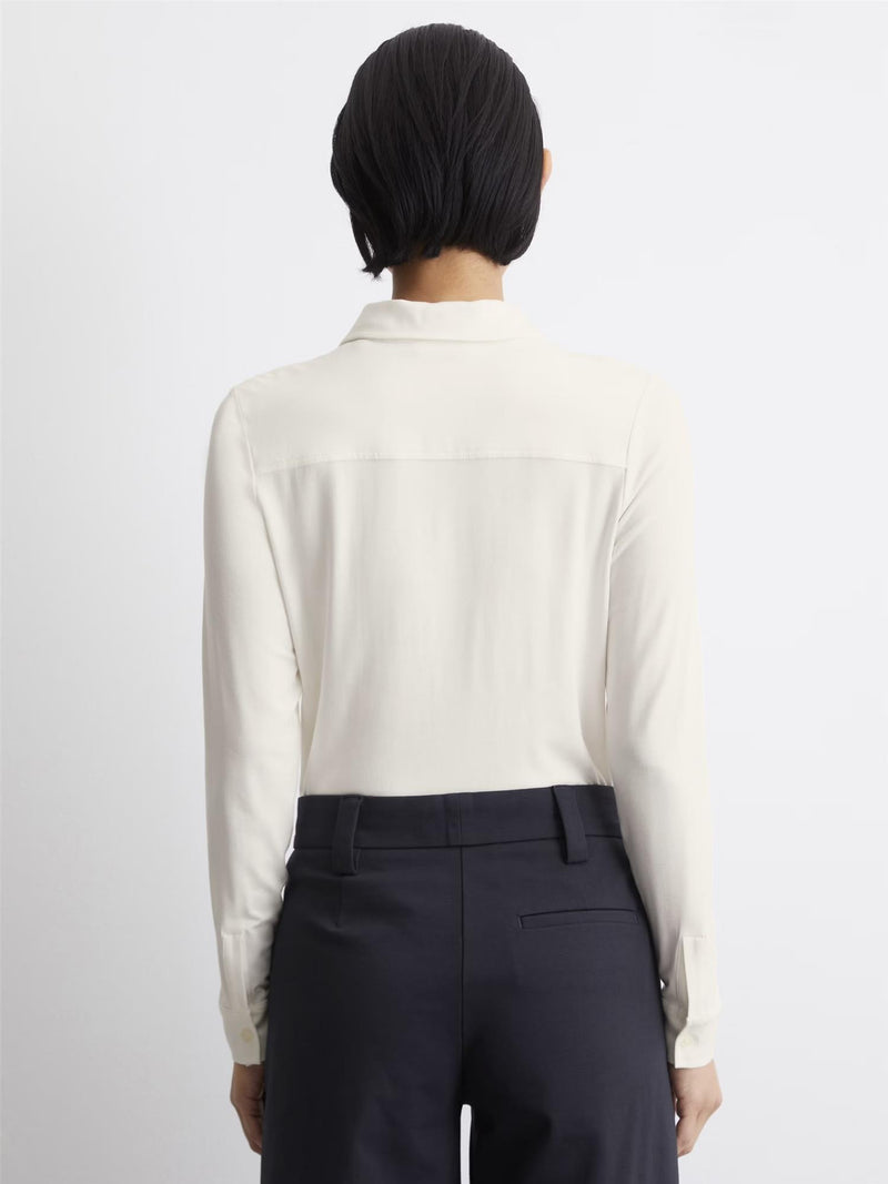 Jersey Blouse, Off White