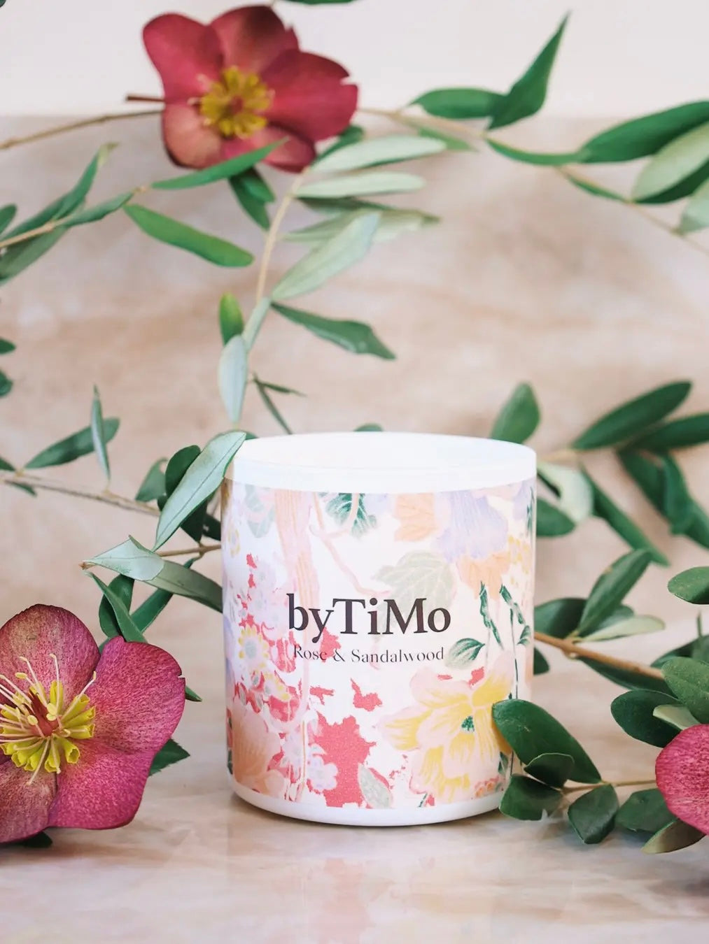 Scented Candle, Rose & Sandalwood