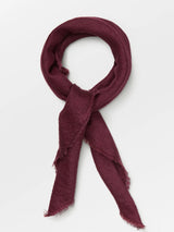 Cashma Small Scarf, Burgunder