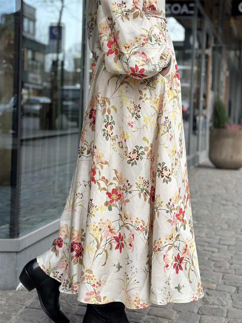 Viscose Shirt Dress, Botanical