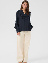 Stefani PW Blouse,Dark Navy