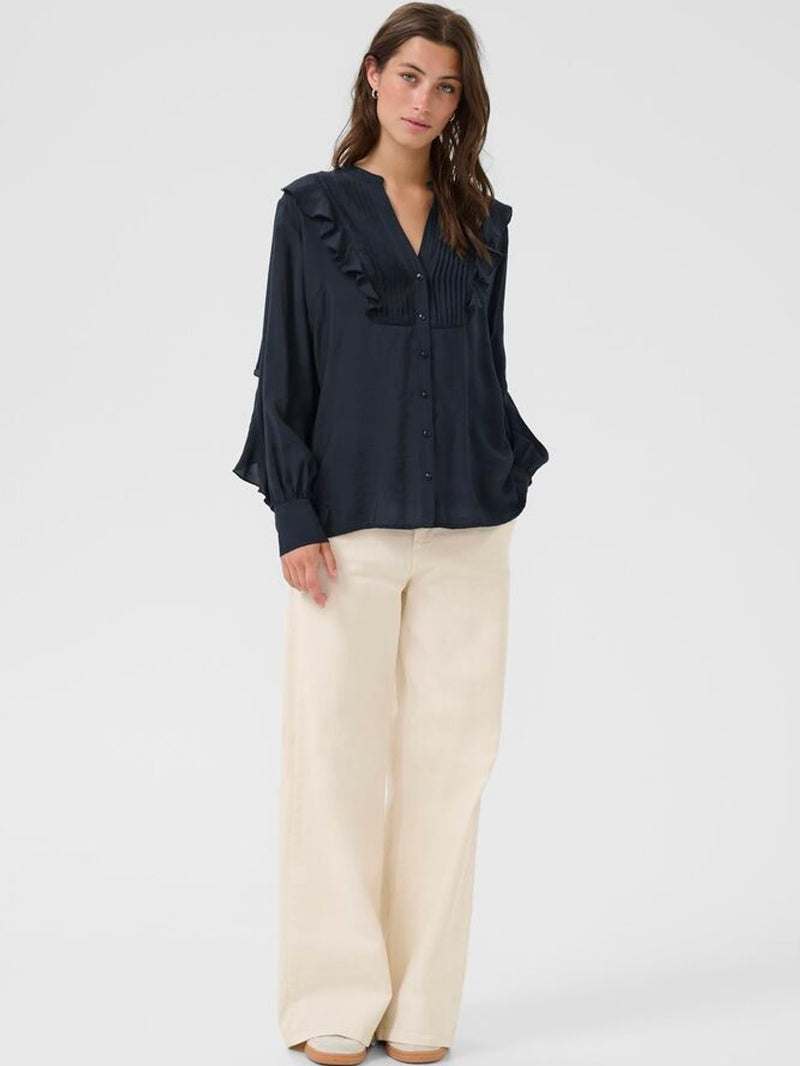 Stefani PW Blouse,Dark Navy