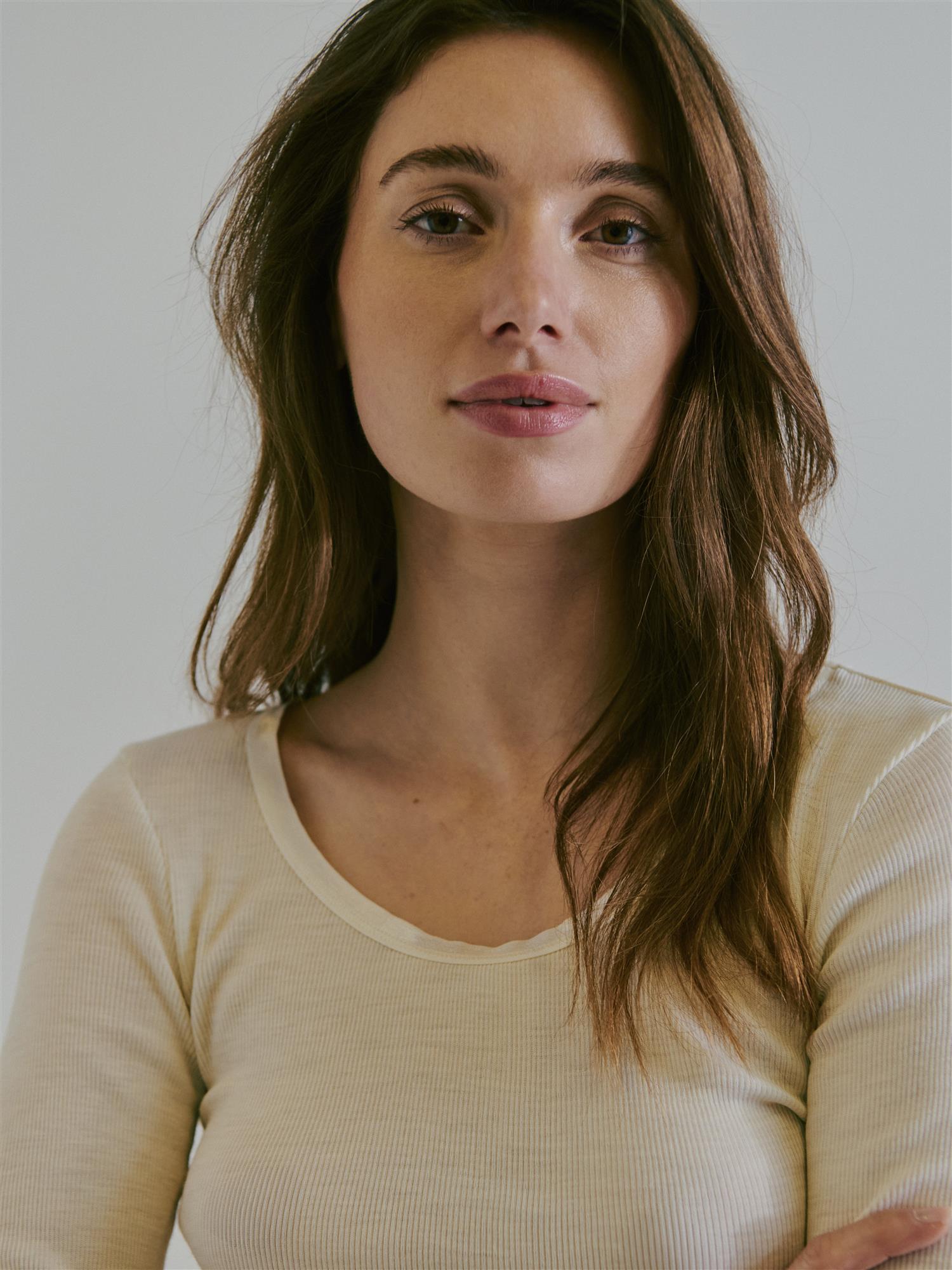 Amber T-shirt, Ivory