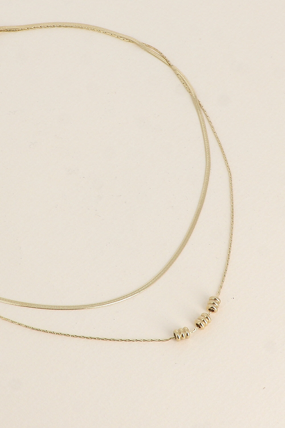 Necklace, dobble cylinder