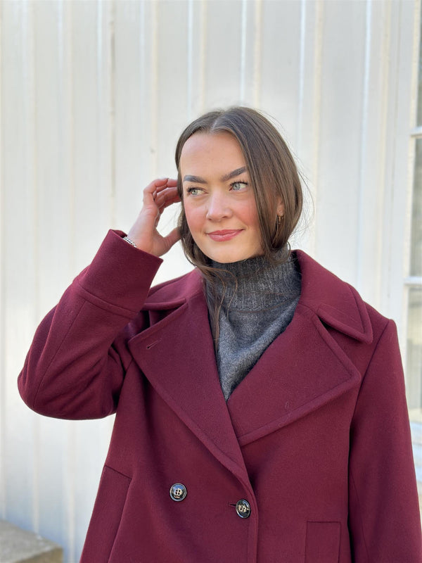 Ocie Jacket, Burgunder