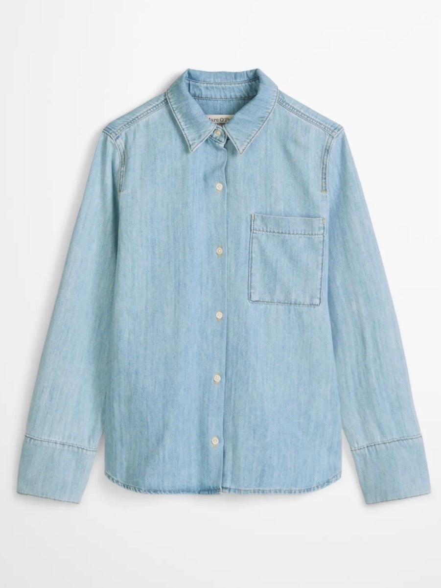 Denim Shirt, regular fit,  A-shape