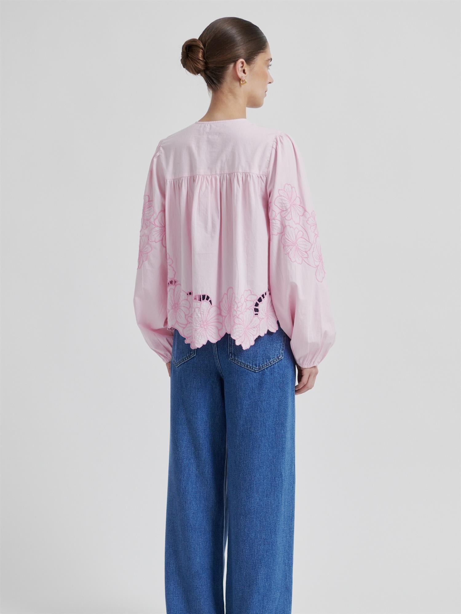 Elinor Blouse, Pink Lilac