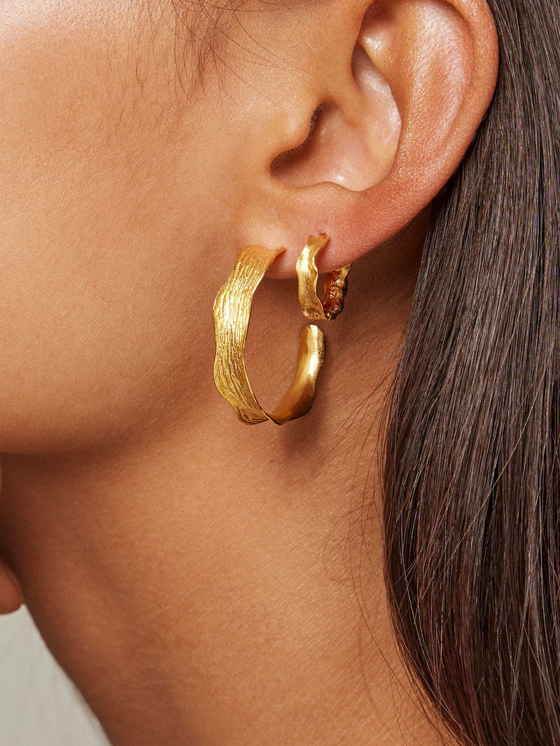 Hoops Ane Large, Gold