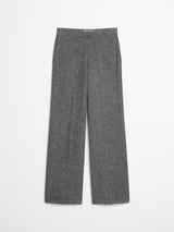 Jersey pants, wide leg