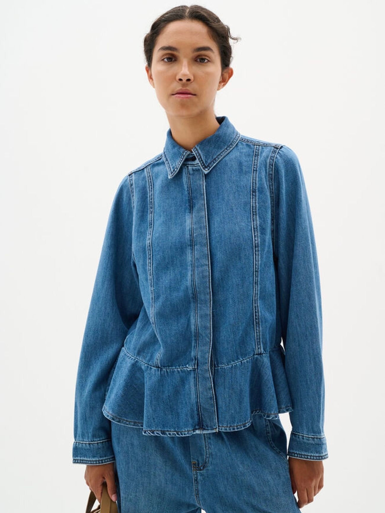 SOPHINA IW SHIRT, Blue denim