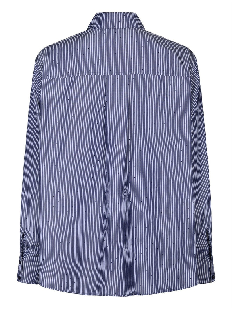 Dalma B Stripe Stone Shirt,Blue