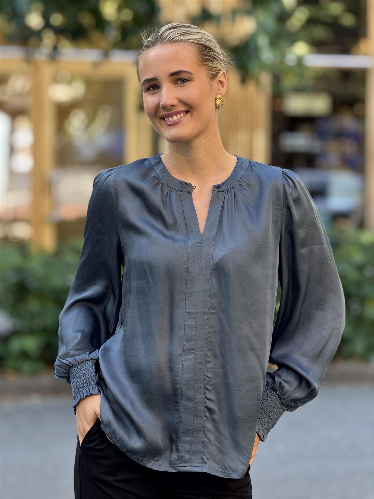Rolyca Shirt, Orion Blue