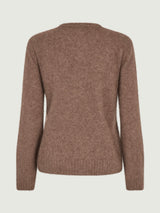 Lily Pullover, Brown Melange