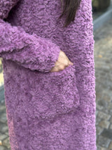 Fake Fur Coat, Rosa