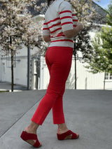 Thareza - Trousers, Sweet Red