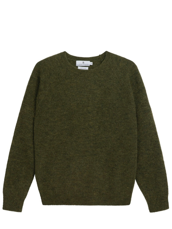 FIONA Sweater, Dark green Melange