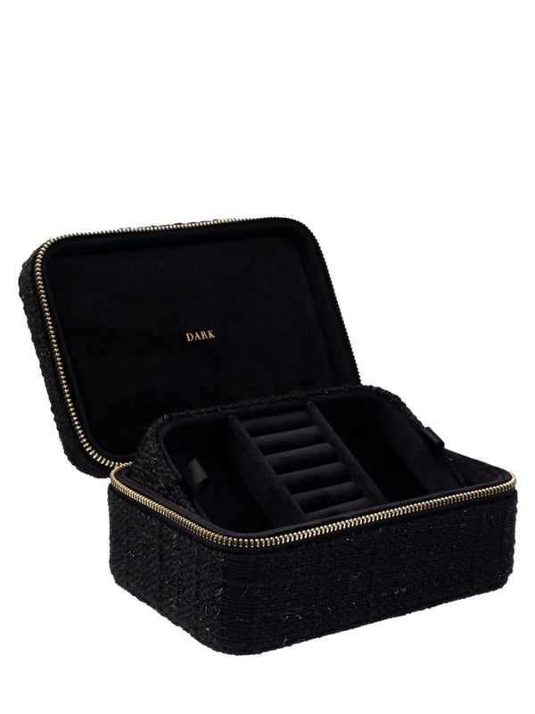 Tweed Jewellery Box, Black