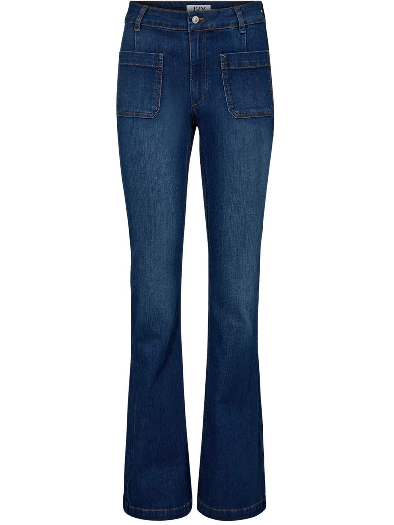 IVY-Ann Charlotte Earth Jeans, Wash Cayenne