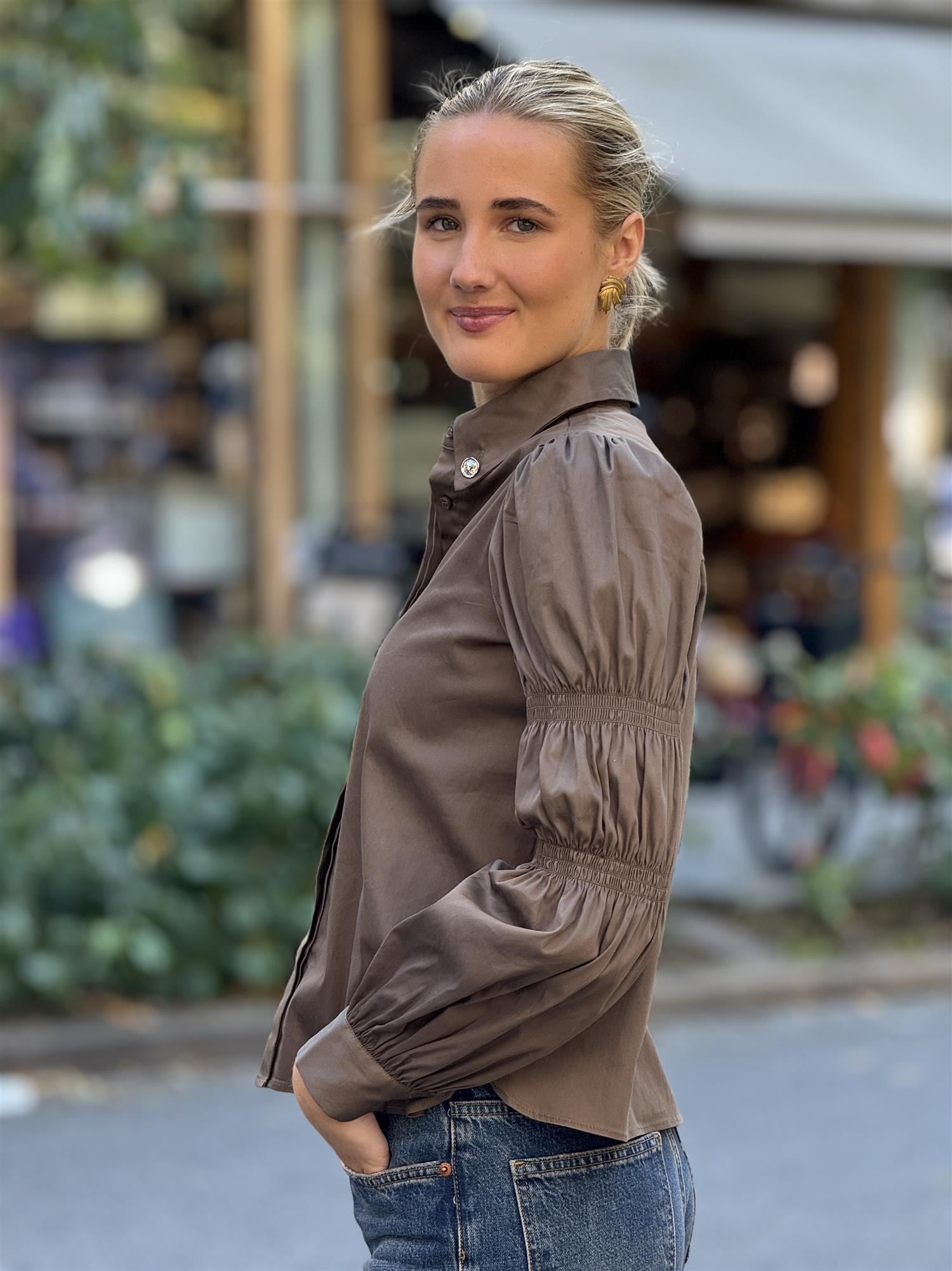 Britt Shirt, Brown