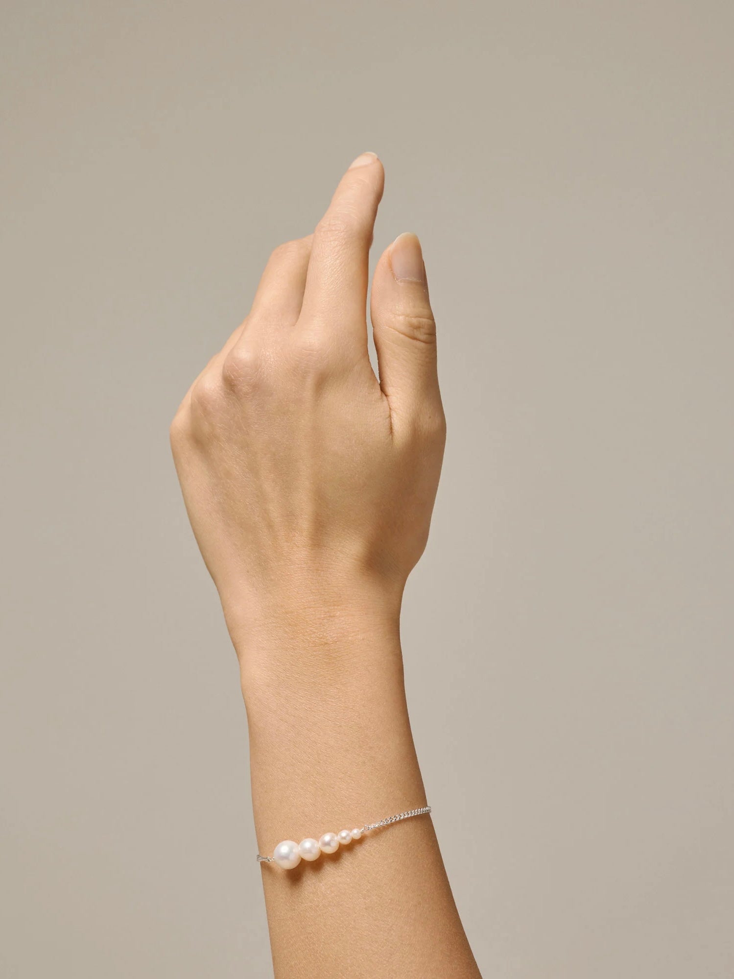Bracelet, Carmen, Silver/Freshwater Pearls